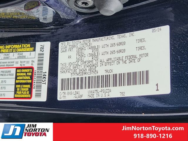 Used 2024 Toyota Tundra 1794 Edition image 34