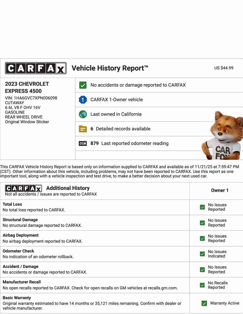 Used 2023 Chevrolet Express 4500 Extended w/ Power Convenience Package image 17