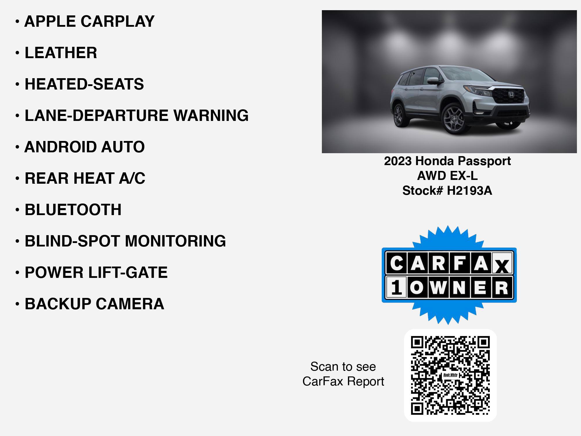 Used 2023 Honda Passport EX-L image 7