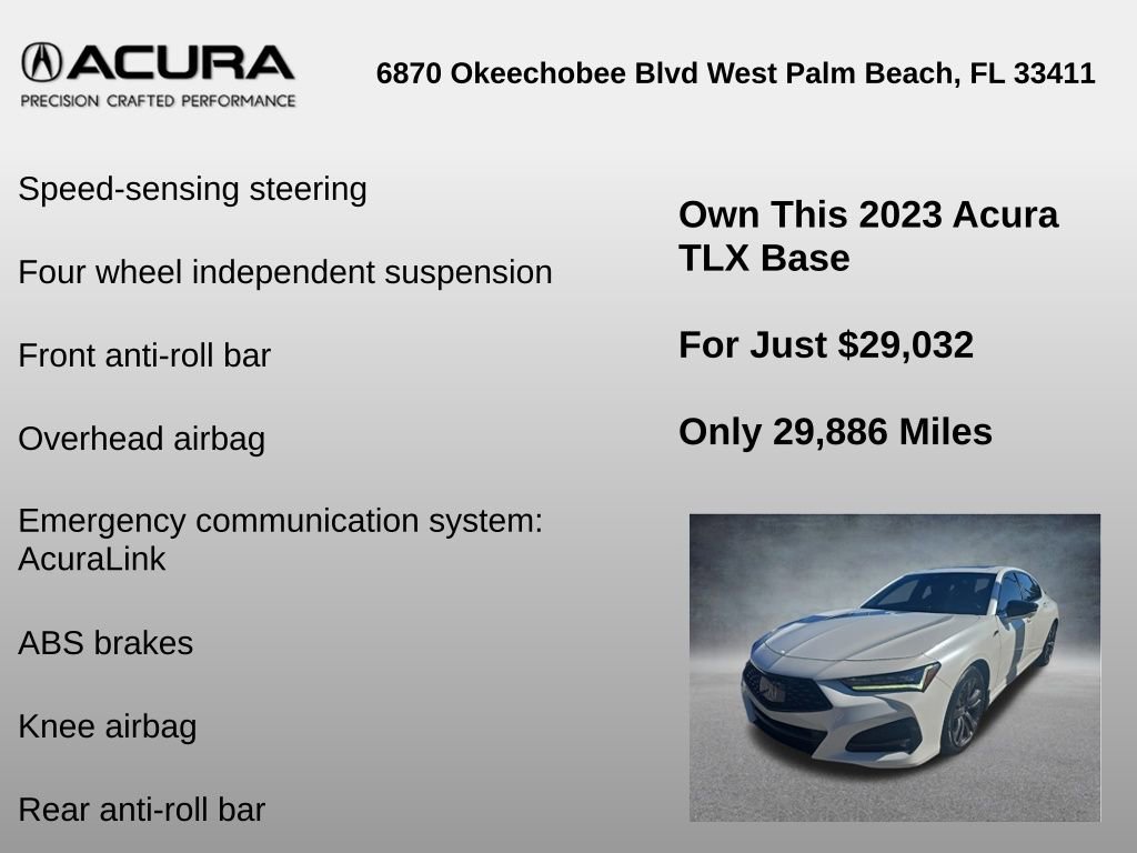 Used 2023 Acura TLX w/ A-SPEC Pkg image 36