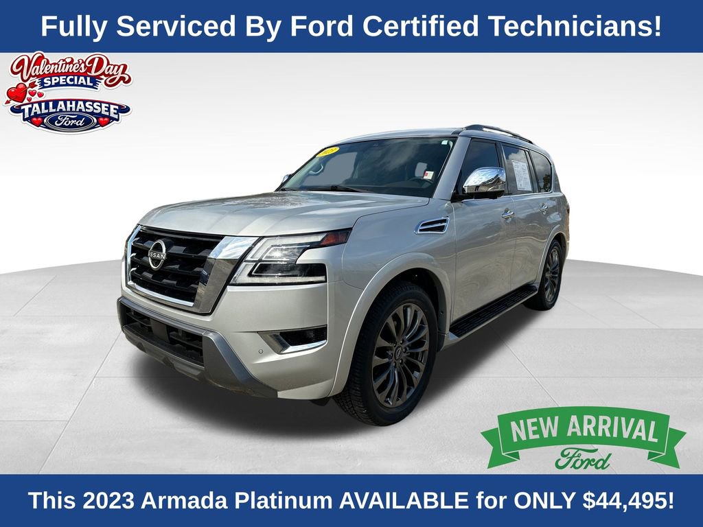 Used 2023 Nissan Armada Platinum w/ Captain's Chairs Package