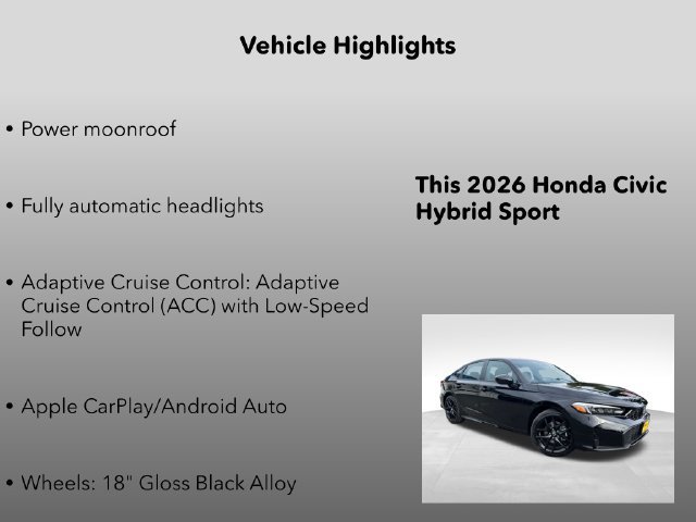 New 2026 Honda Civic Sport image 5