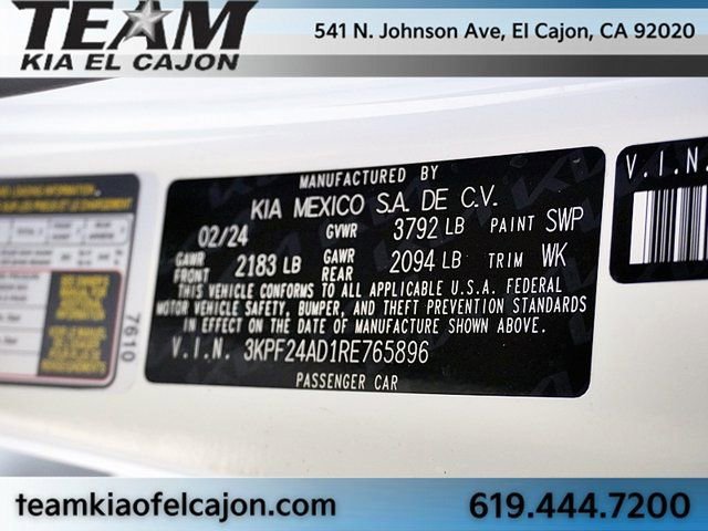 Certified 2024 Kia Forte LXS image 30