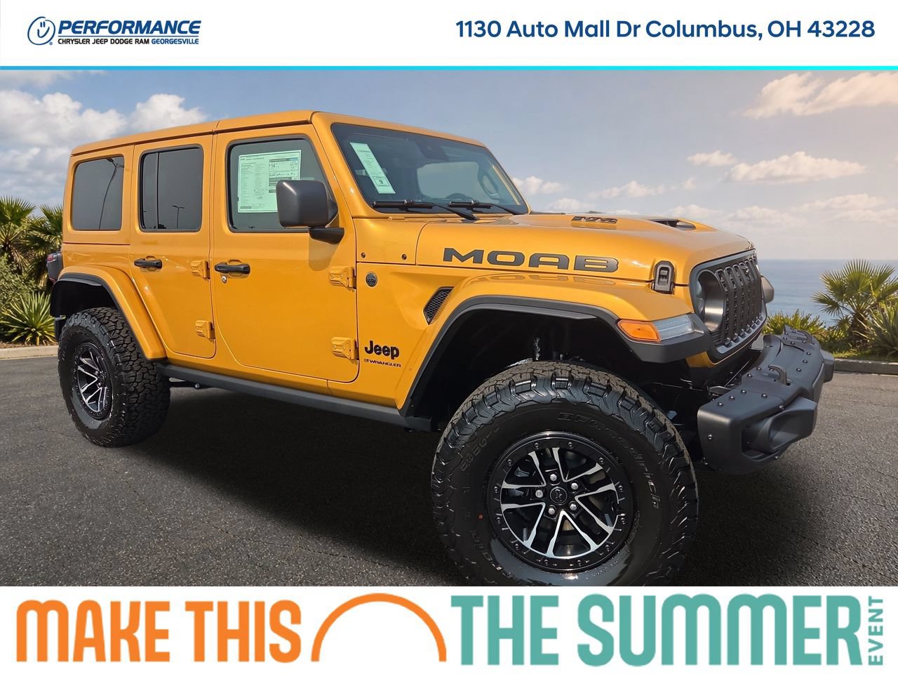 New 2026 Jeep Wrangler Unlimited Rubicon 392 w/ Quick Order Package 27X Moab