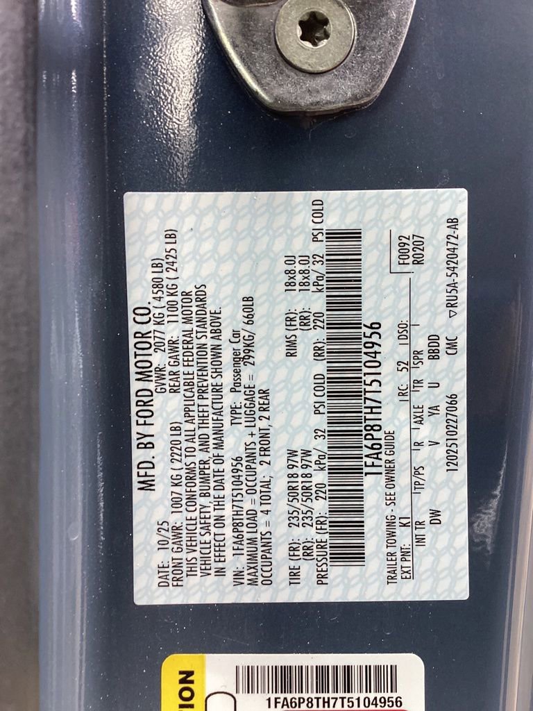 New 2026 Ford Mustang Coupe image 52