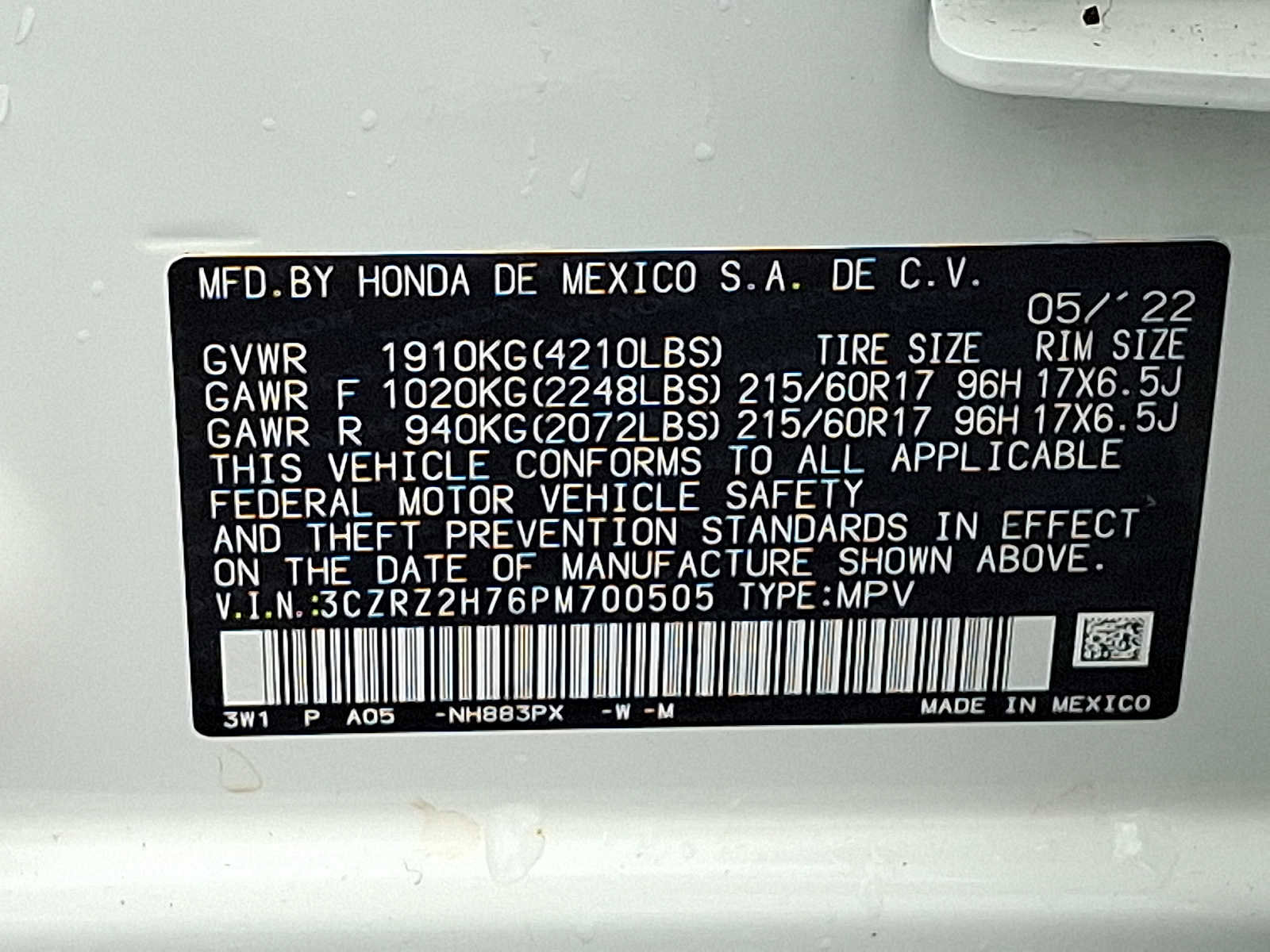 Used 2023 Honda HR-V EX-L image 25