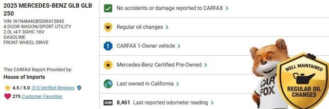 Certified 2025 Mercedes-Benz GLB 250 video 3