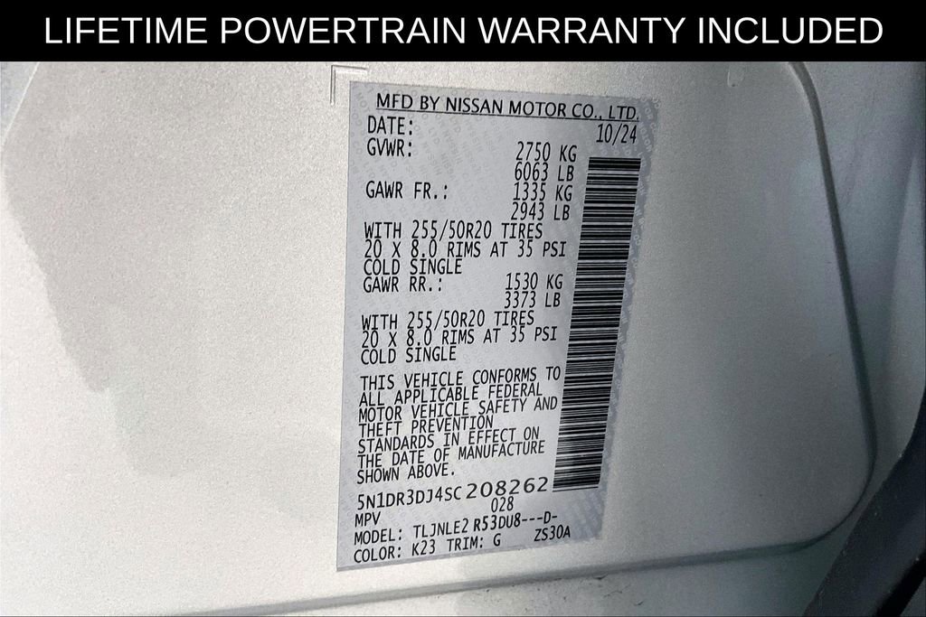 Used 2025 Nissan Pathfinder Platinum w/ Cargo Package image 44