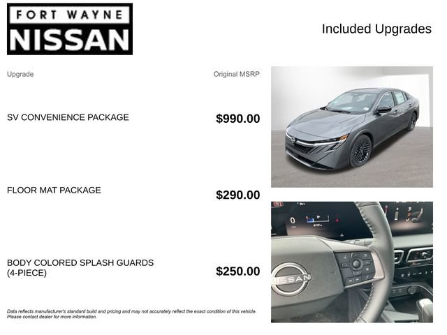 New 2026 Nissan Sentra SV w/ SV Convenience Package image 4