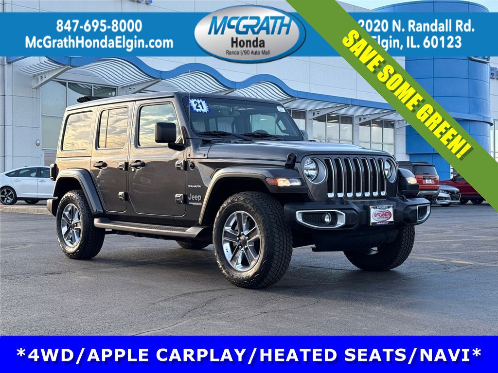 Used 2021 Jeep Wrangler Unlimited Sahara image 1