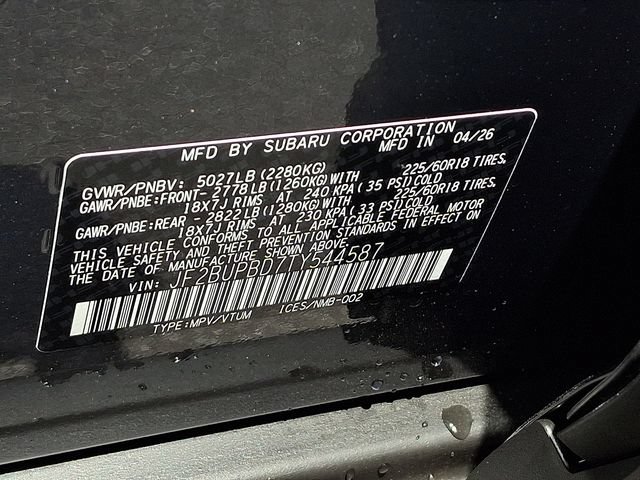 New 2026 Subaru Outback Premium AWD/4WD image 11