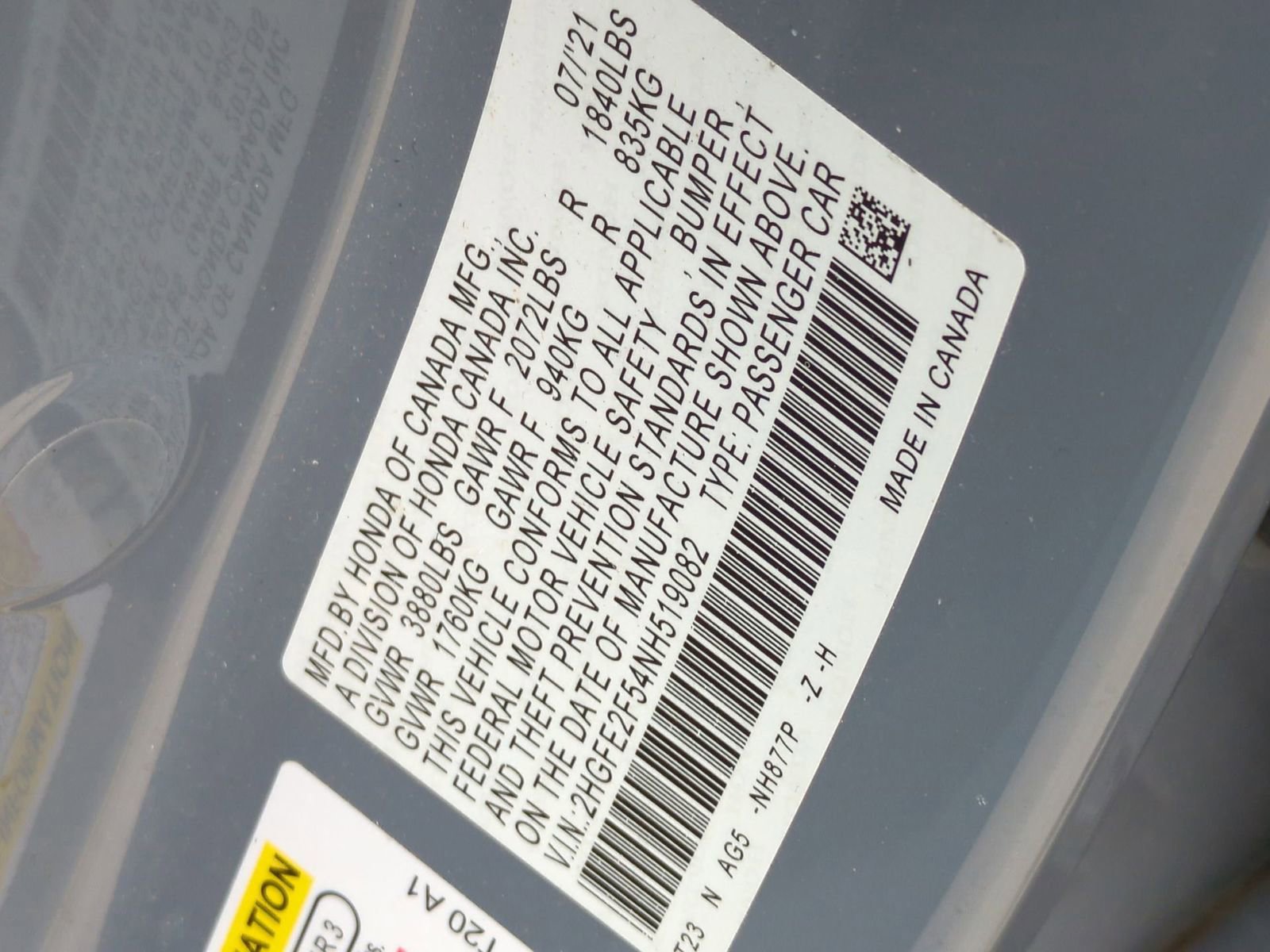 Used 2022 Honda Civic Sport image 33