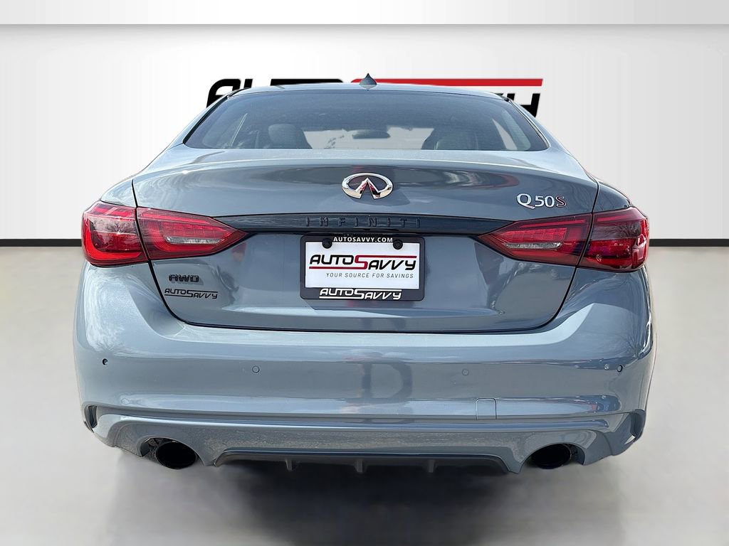 Used 2022 INFINITI Q50 Red Sport 400 w/ Carbon Fiber Package image 6