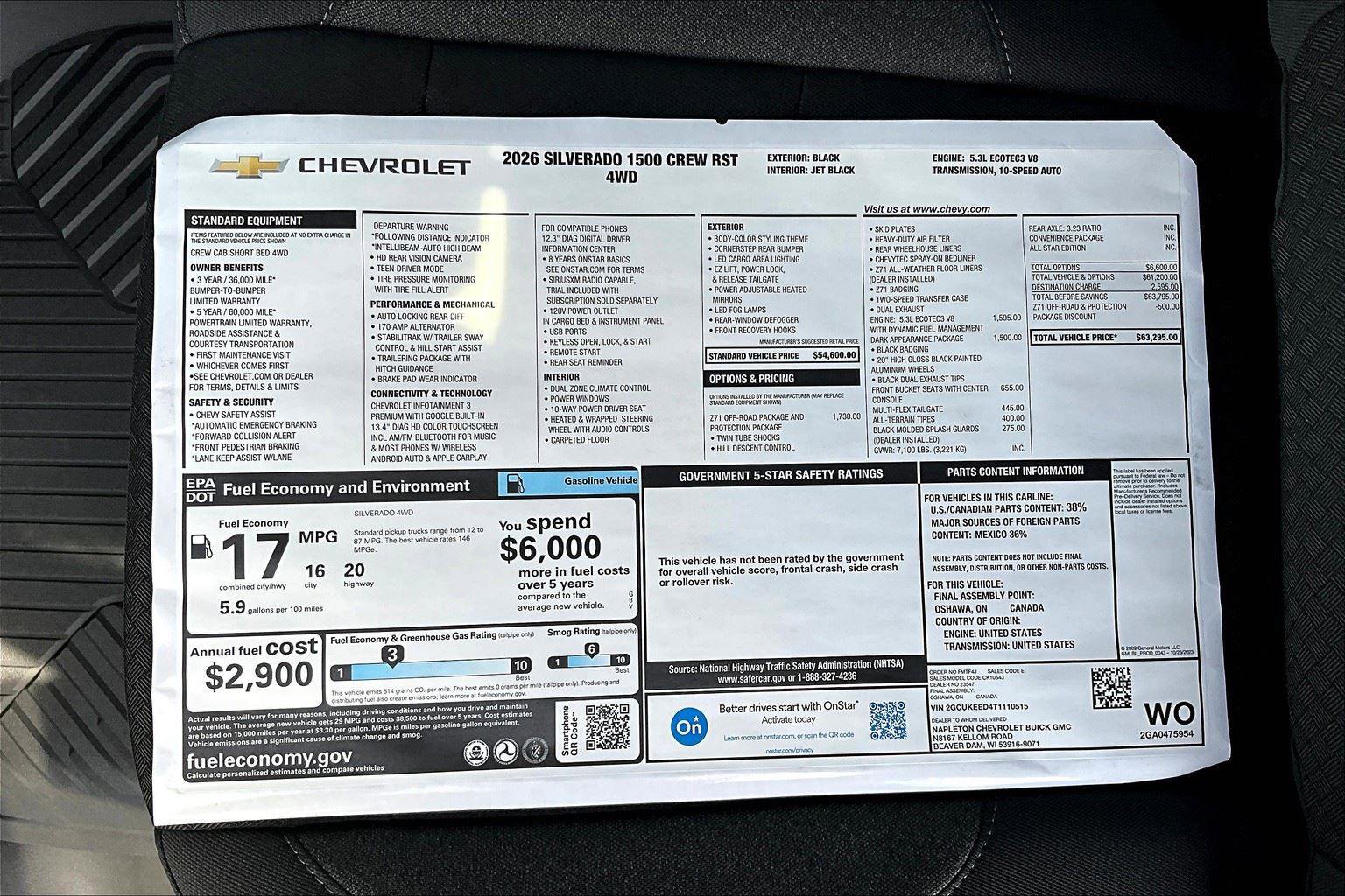 New 2026 Chevrolet Silverado 1500 RST image 13