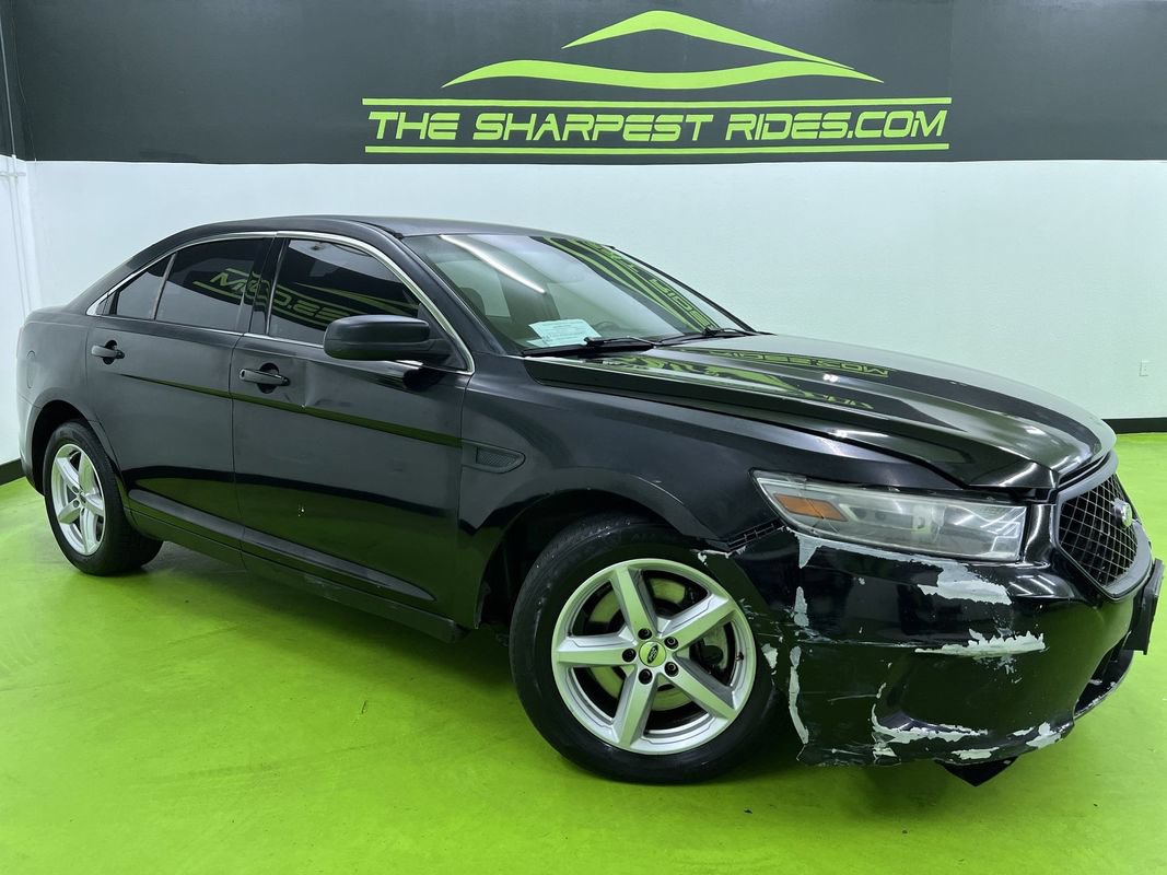 Used 2014 Ford Taurus Police Interceptor AWD w/ 2-tone Vinyl Package #1