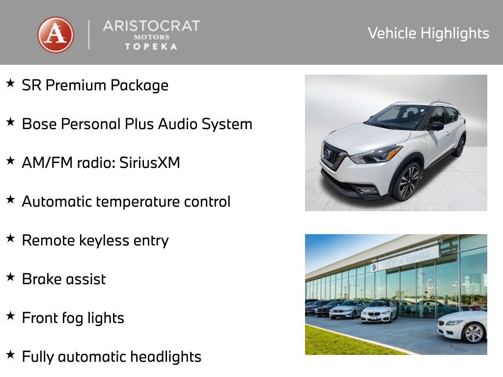 Used 2019 Nissan Kicks SR w/ SR Premium Package FWD image 2