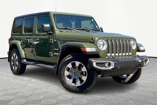 Used 2021 Jeep Wrangler Unlimited Sahara w/ Uconnect 4C Nav & Sound Group