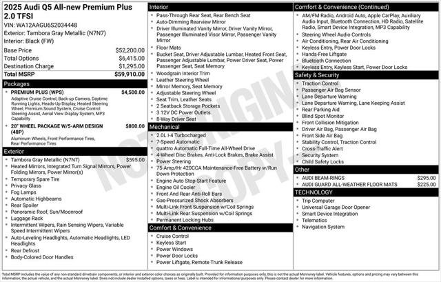 Certified 2025 Audi Q5 Premium w/ Premium Plus AWD/4WD image 40