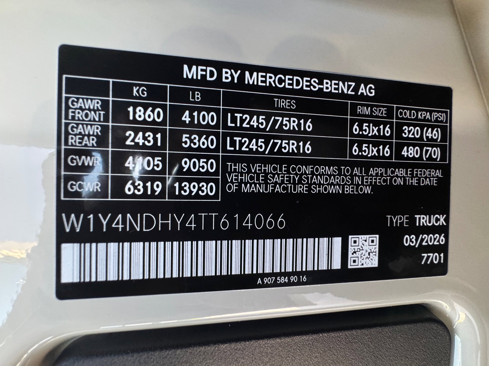 New 2026 Mercedes-Benz Sprinter 2500 image 24