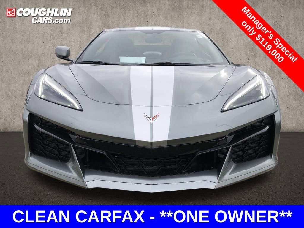 Used 2023 Chevrolet Corvette Z06 w/ Chrome Exterior Badge Package image 2