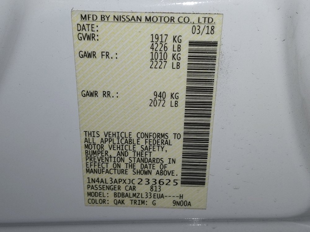 Used 2018 Nissan Altima 2.5 SV w/ 2.5 SV Technology Package FWD image 33
