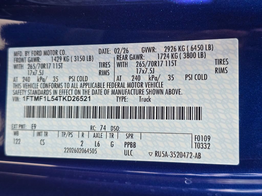 Certified 2026 Ford F150 XL AWD/4WD image 32