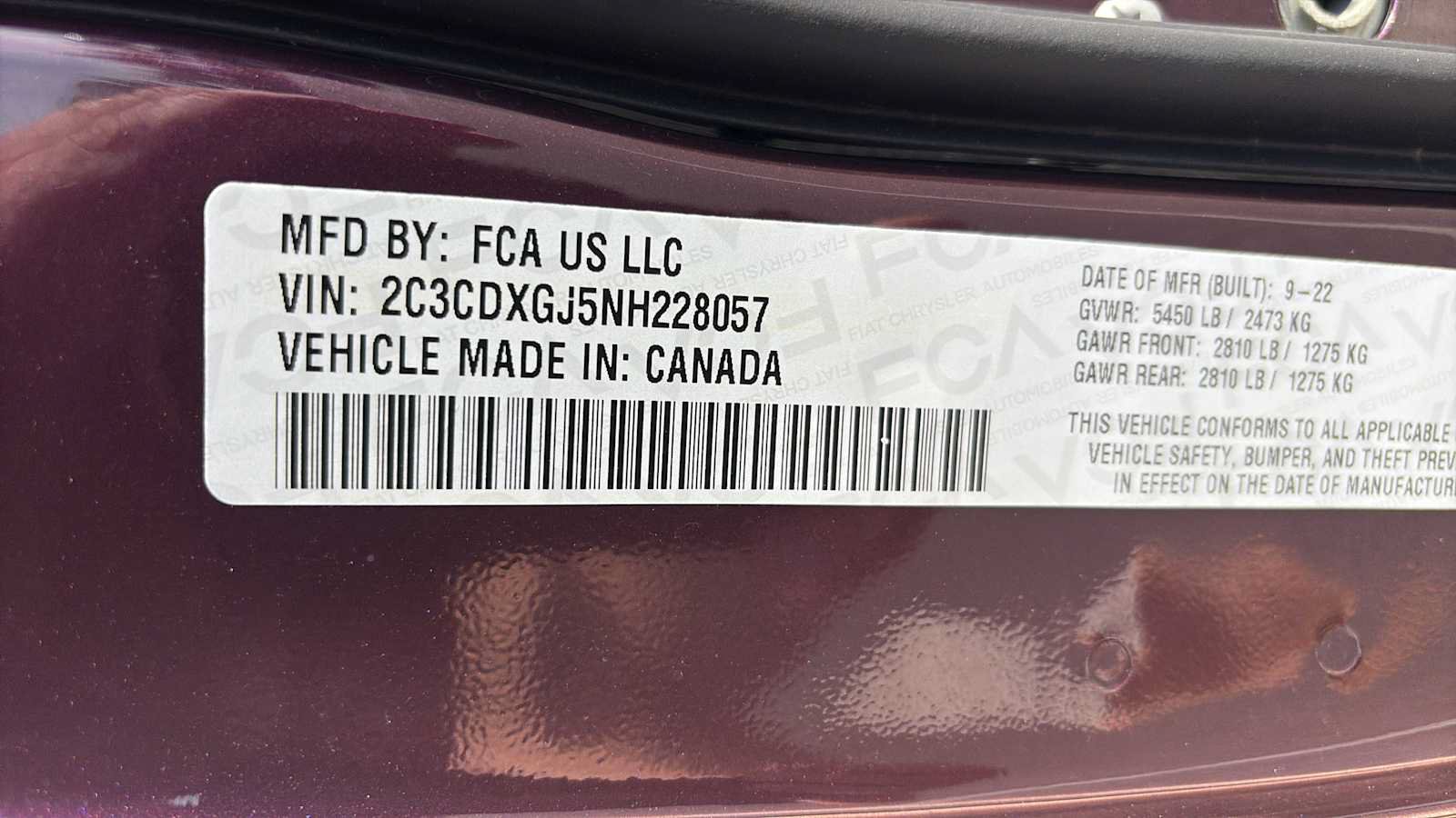Used 2022 Dodge Charger Scat Pack w/ Dynamics Package RWD image 15