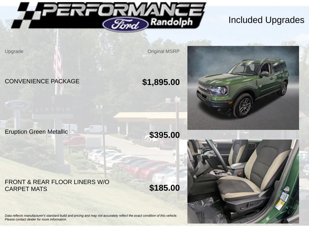 Used 2025 Ford Bronco Sport Big Bend w/ Convenience Package AWD/4WD image 6