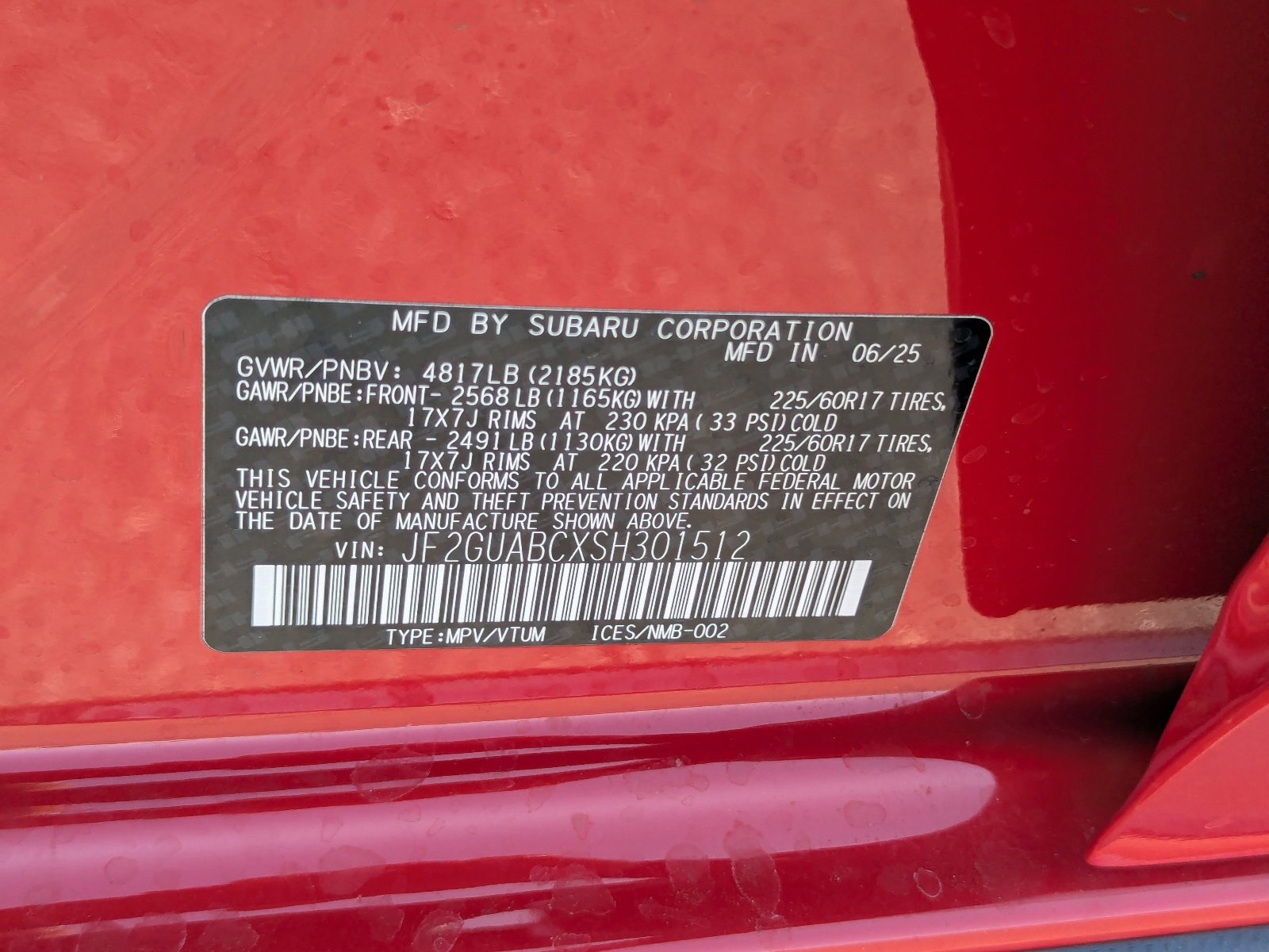 Used 2025 Subaru Crosstrek 2.0i w/ Popular Package #1A AWD/4WD image 30