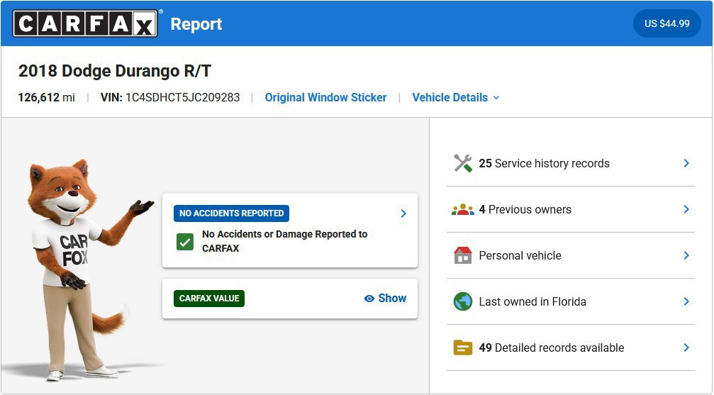 Used 2018 Dodge Durango R/T w/ Technology Group RWD image 13
