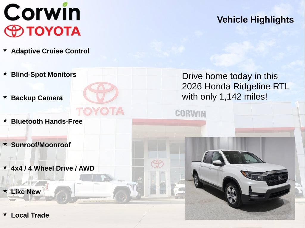 Used 2026 Honda Ridgeline RTL image 6