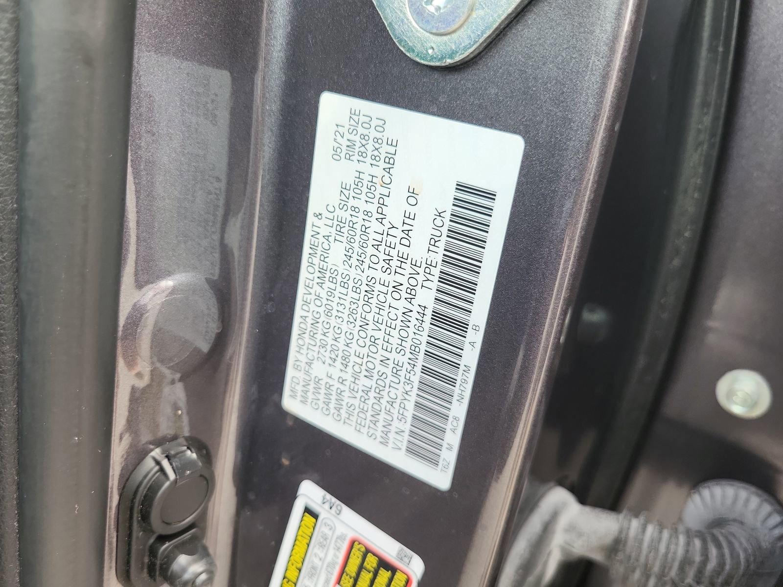 Used 2021 Honda Ridgeline RTL image 25
