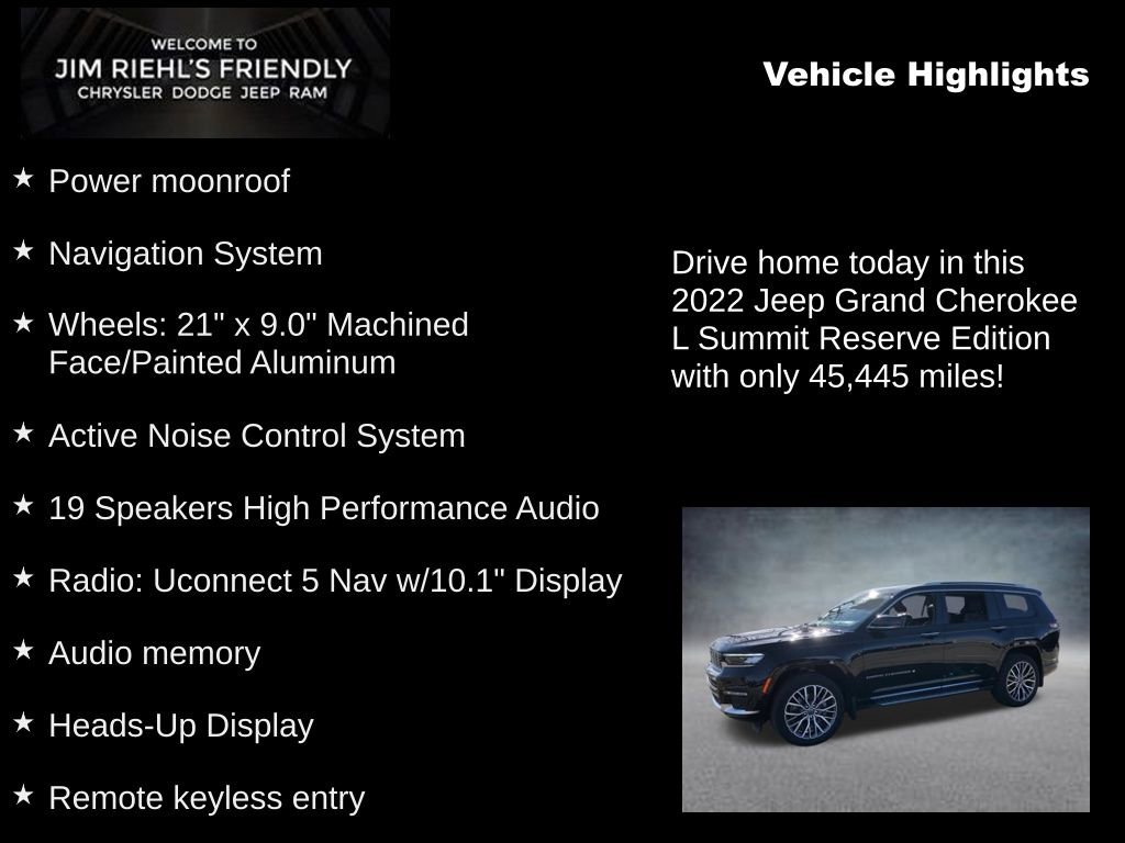 Certified 2022 Jeep Grand Cherokee L Summit image 5