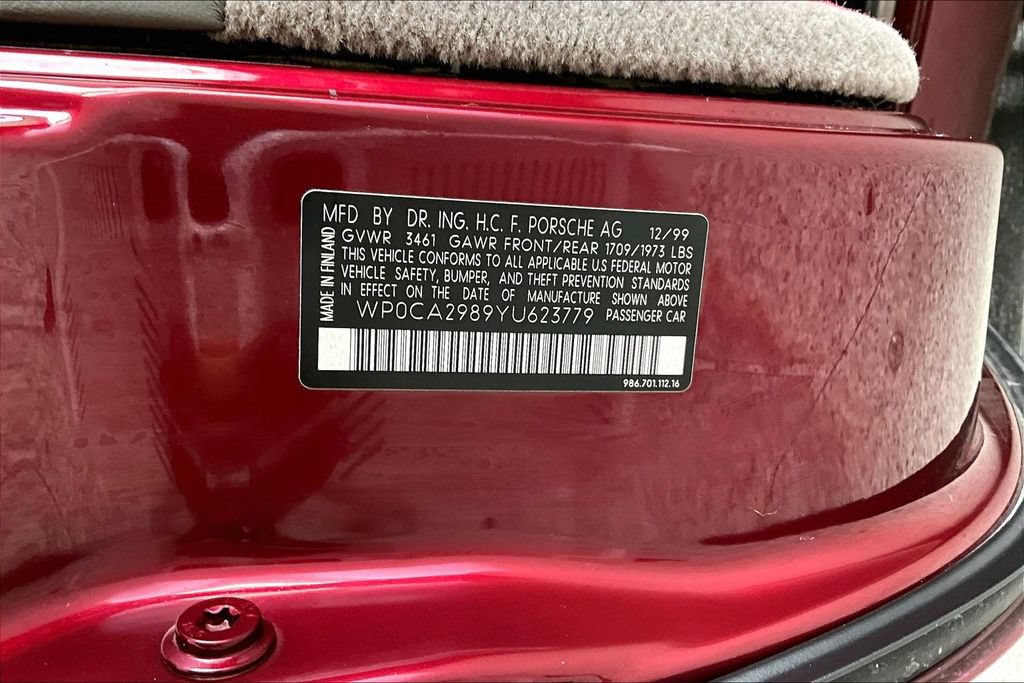Used 2000 Porsche Boxster RWD image 36