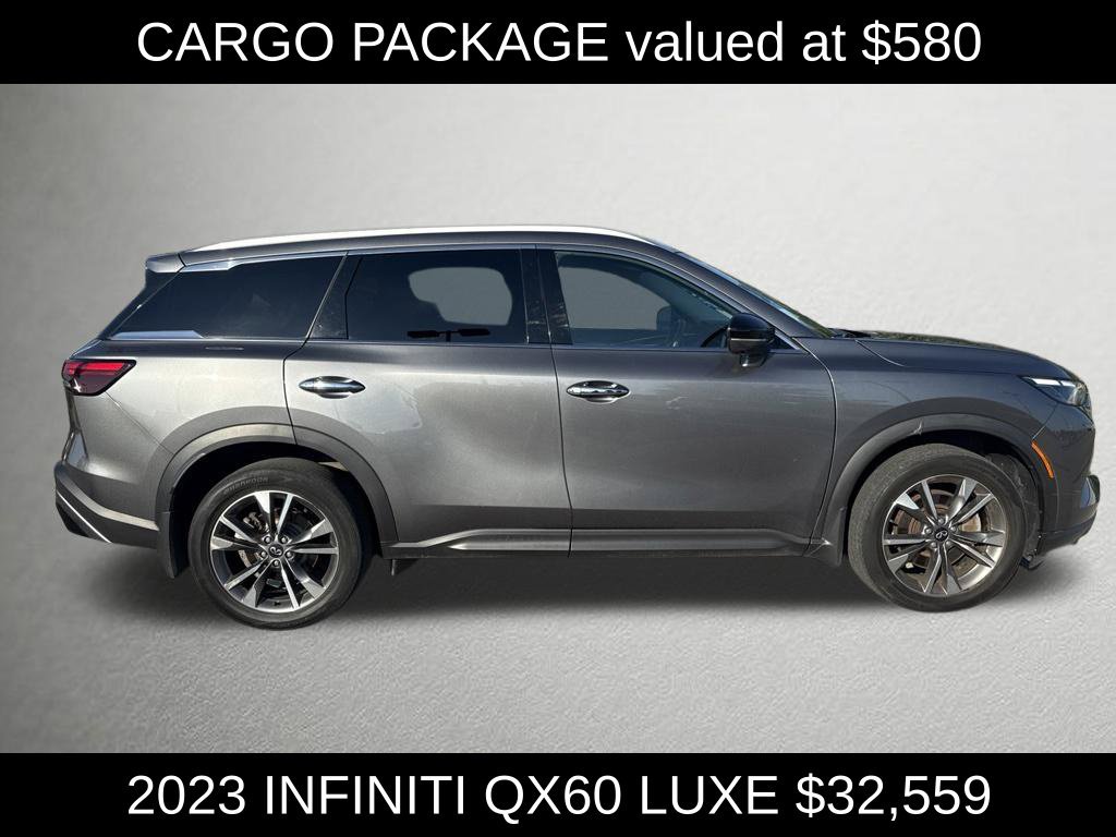 Used 2023 INFINITI QX60 Luxe w/ Cargo Package AWD/4WD image 2