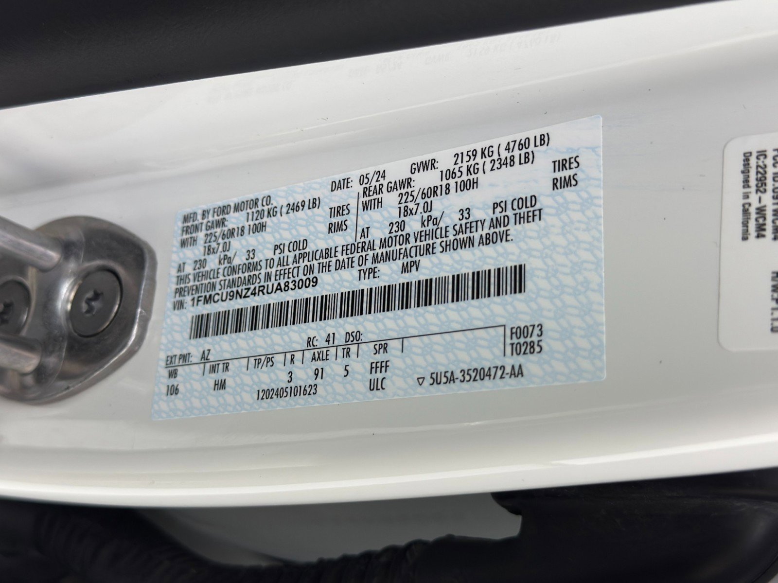 Used 2024 Ford Escape ST-Line Select image 40