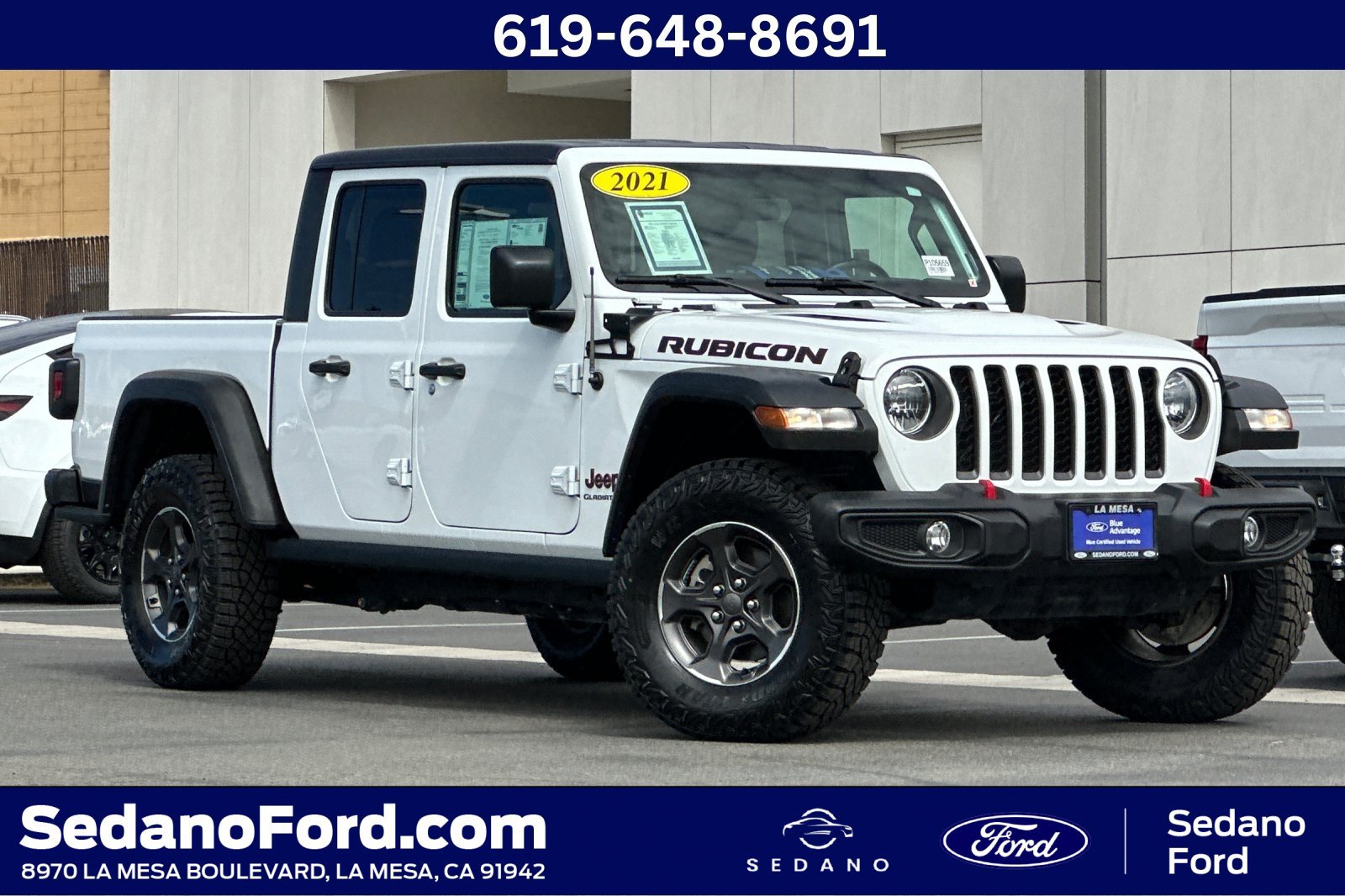 Used 2021 Jeep Gladiator Rubicon w/ Trailer Tow Package AWD/4WD image 1