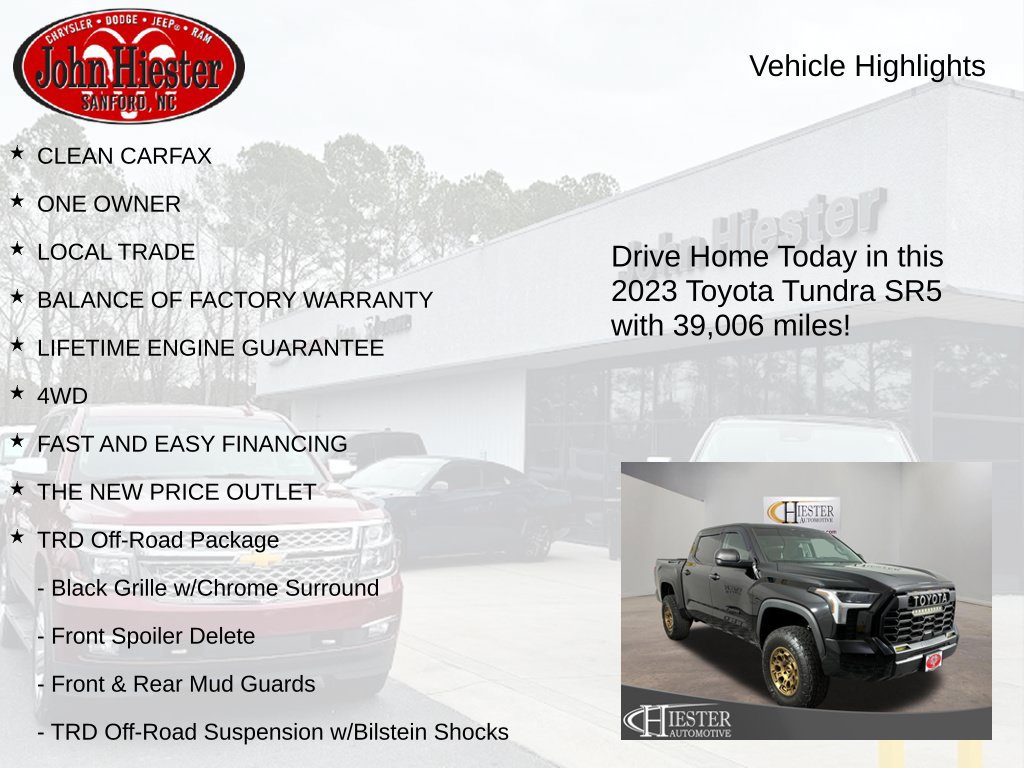 Used 2023 Toyota Tundra SR5 w/ TRD Off-Road Package AWD/4WD image 5