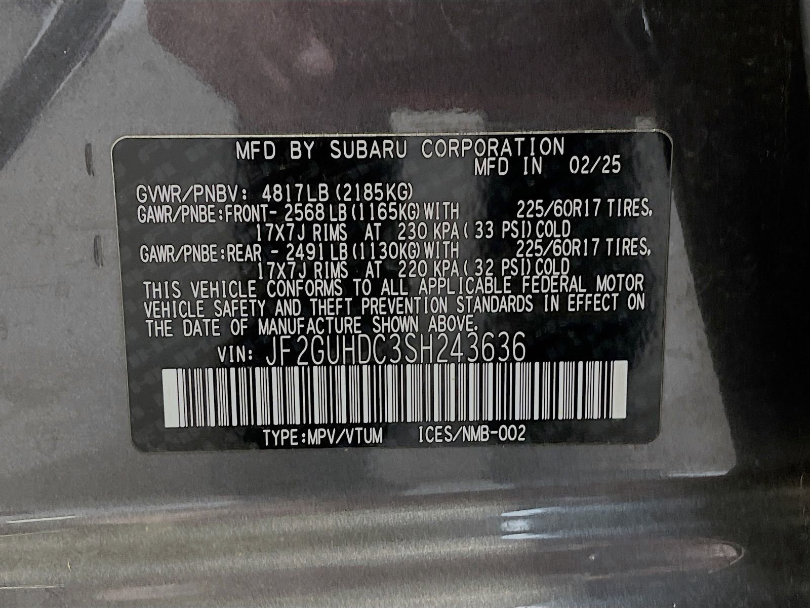 Used 2025 Subaru Crosstrek 2.0i Premium image 31