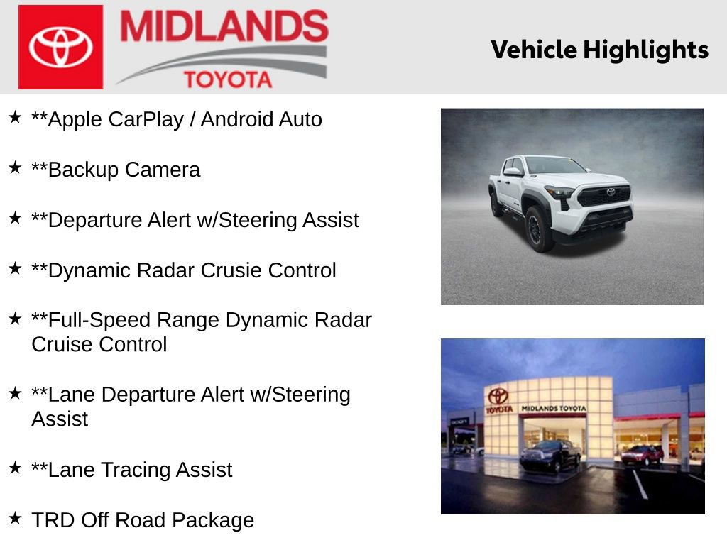 Used 2024 Toyota Tacoma TRD Off-Road AWD/4WD image 2