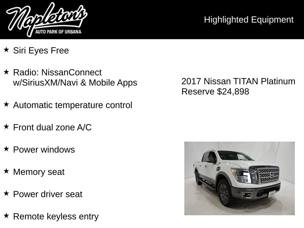 Used 2017 Nissan Titan Platinum Reserve image 15