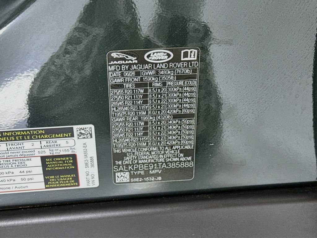 New 2026 Land Rover Range Rover Long Wheelbase SE AWD/4WD image 33