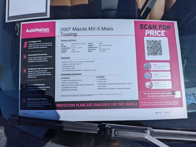 Used 2007 MAZDA MX-5 Miata Touring image 23