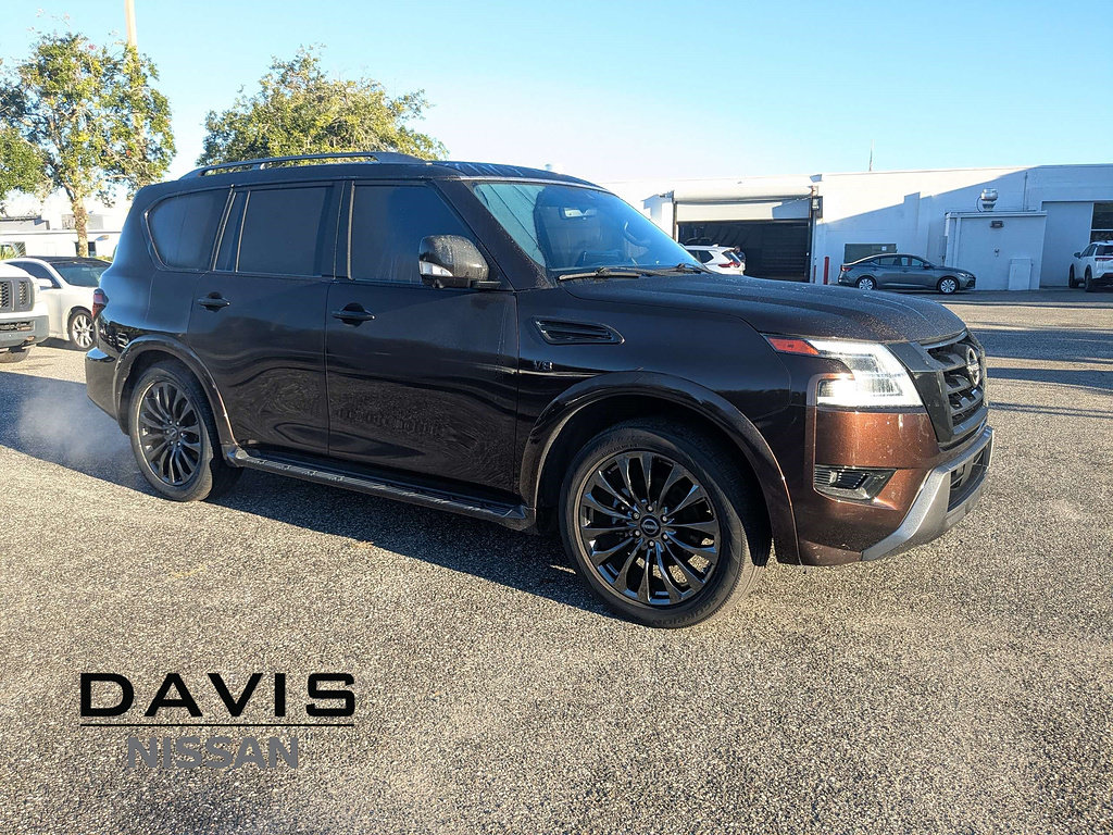 Used 2021 Nissan Armada Platinum w/ Captain's Chairs Package RWD image 2