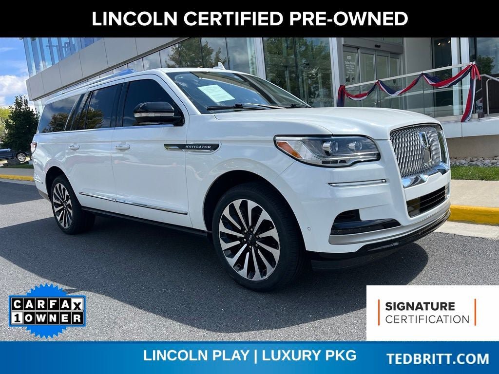 Certified 2023 Lincoln Navigator L Reserve AWD/4WD image 1