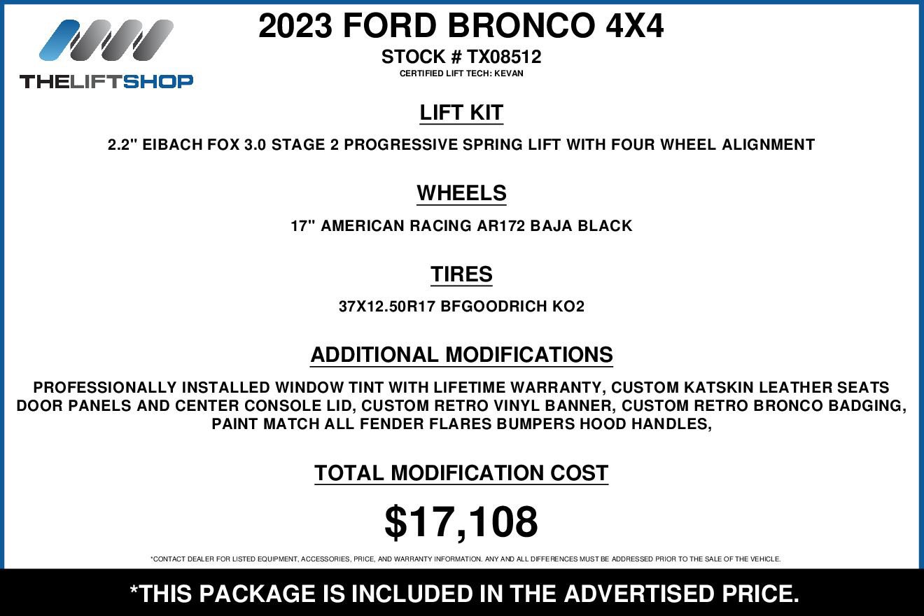 Used 2023 Ford Bronco Heritage Edition AWD/4WD video 2
