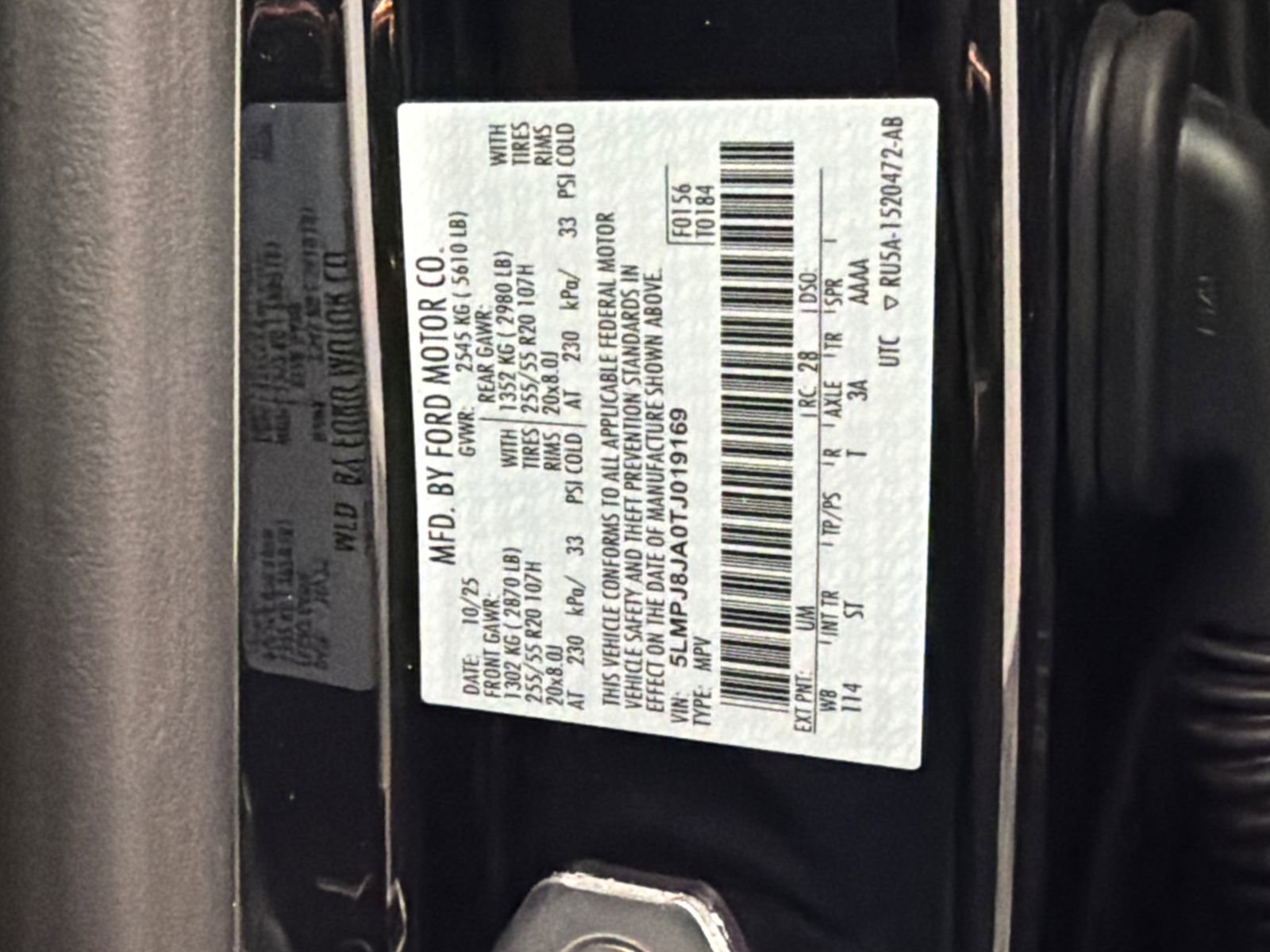 New 2026 Lincoln Nautilus Premier w/ Equipment Group 102A image 38