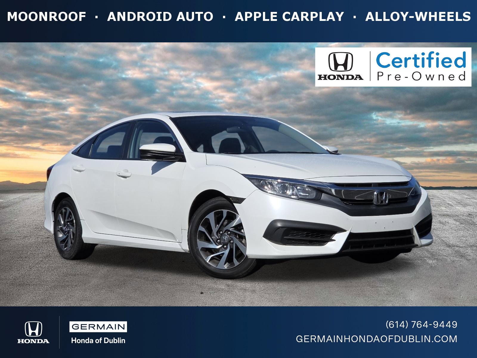 Used 2017 Honda Civic EX image 1
