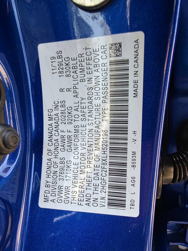 Used 2020 Honda Civic Sport image 30