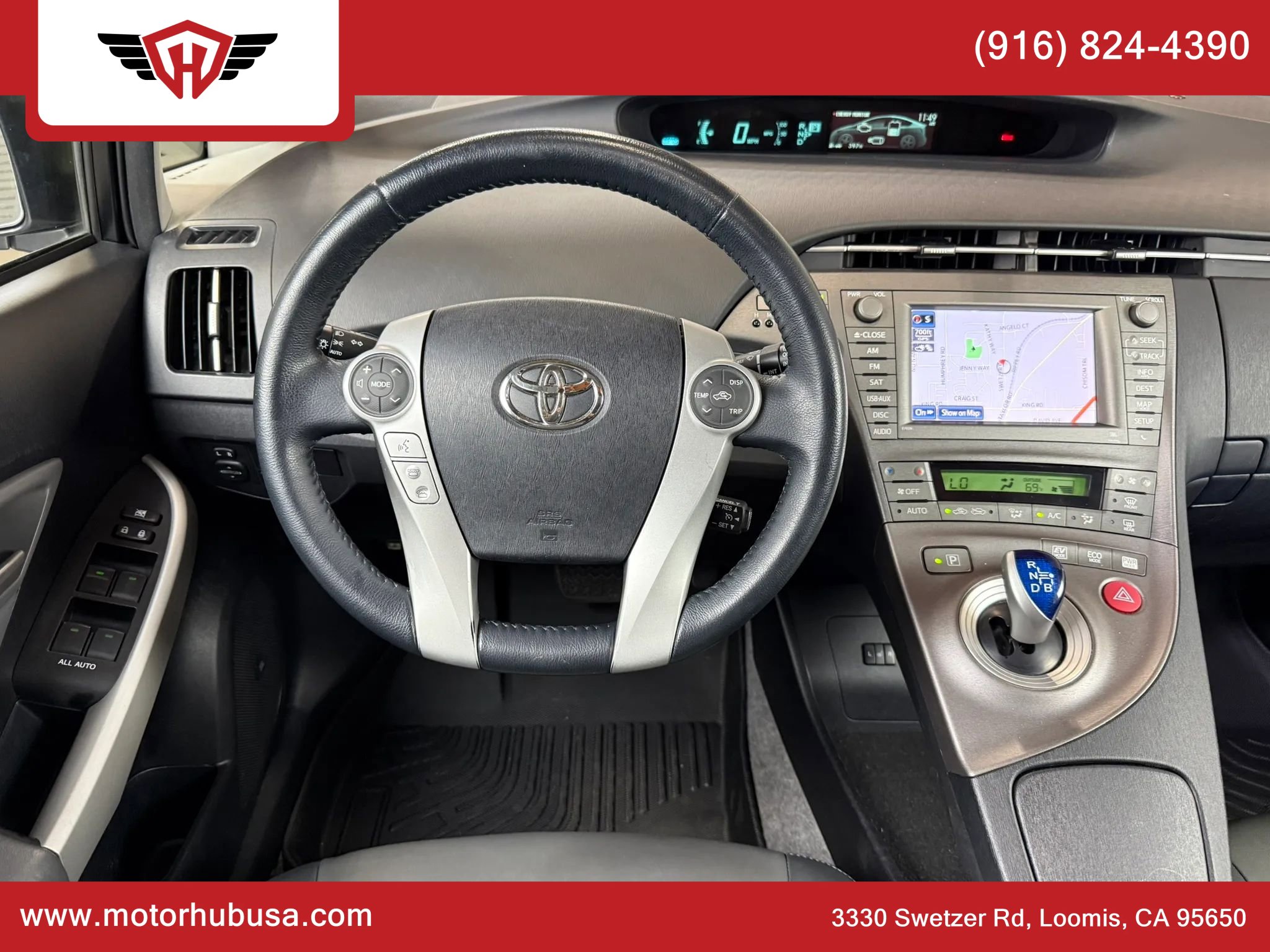 Used 2013 Toyota Prius Four w/ Deluxe Solar Roof Pkg FWD image 24